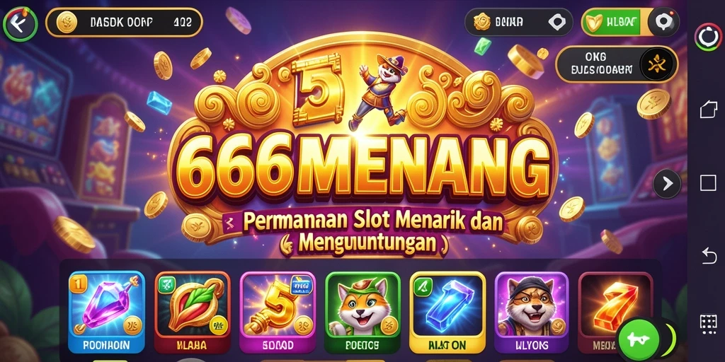 Tampilan gameplay Slot yang menarik dan mengasyikkan di 666MENANG.