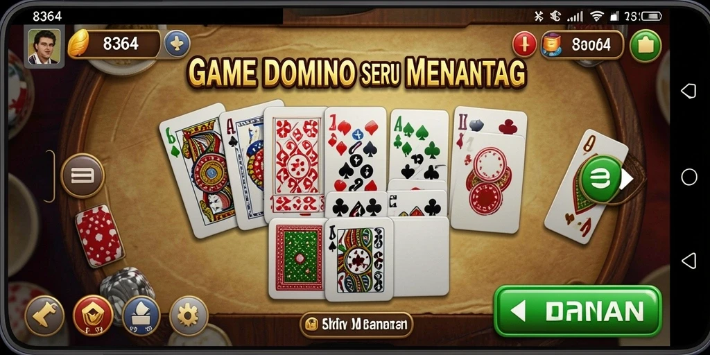Gameplay seru dari aplikasi Domino 8364 yang penuh tantangan.