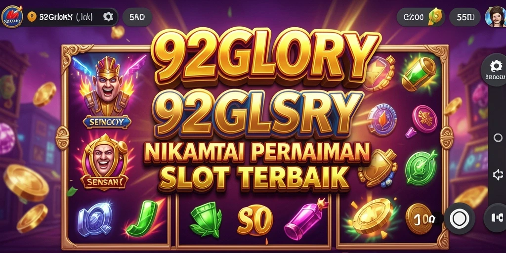 Tampilan gameplay Slot yang menarik dan penuh warna di 92GLORY.