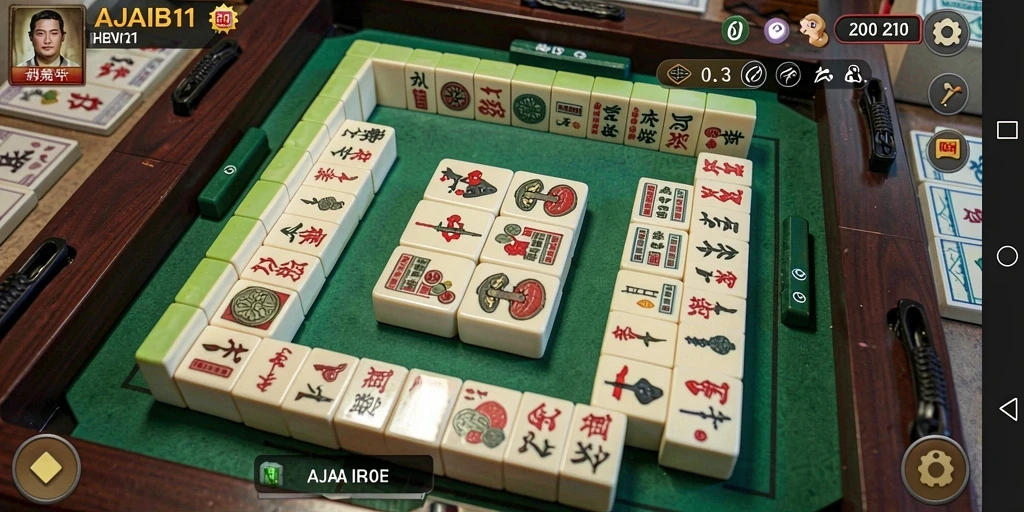 Screenshot AJAIB11 menampilkan gameplay Mahjong yang mendebarkan.