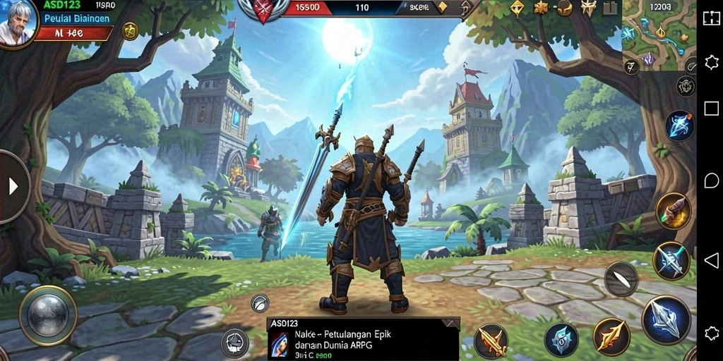 Gameplay ARPG menegangkan dan penuh aksi dari ASD123.