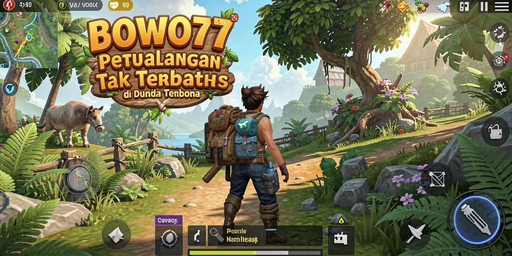 Tampilan gameplay BOWO77 yang menakjubkan dalam dunia terbuka.