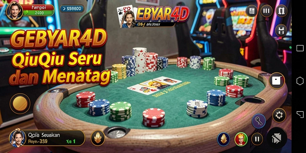 Tampilan gameplay seru permainan QiuQiu GEBYAR4D.