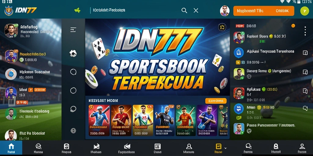 Gambar tampilan antarmuka taruhan IDN777 yang menarik dan interaktif.