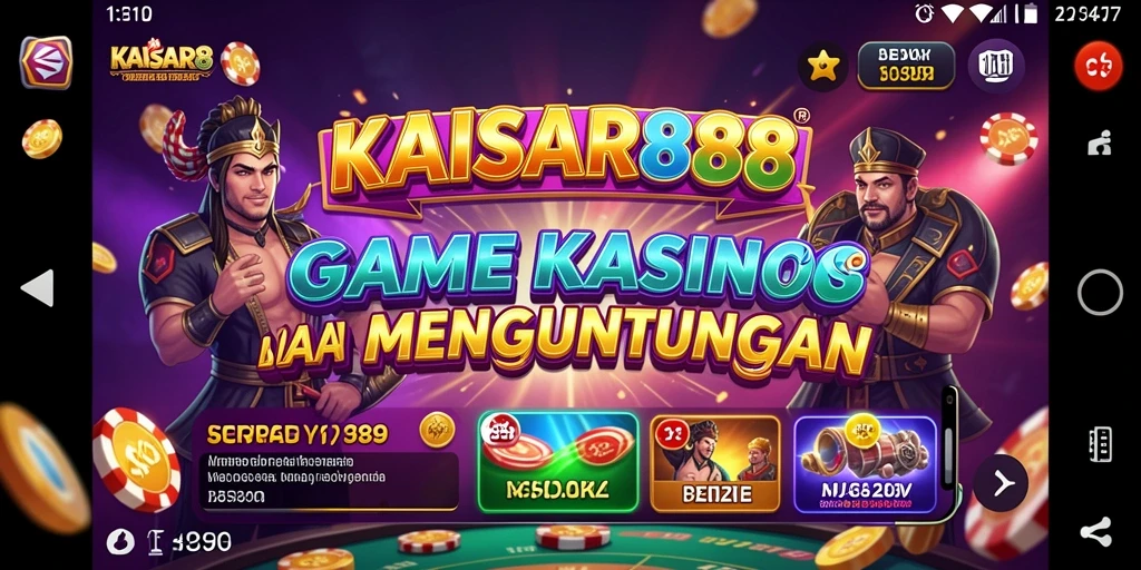 Tangkapan layar gameplay KAISAR888 yang menampilkan suasana Kasino yang menarik.
