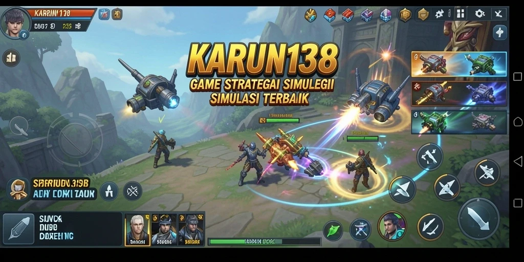 Tampilan gameplay menarik dari KARUN138 dengan strategi yang mendalam.