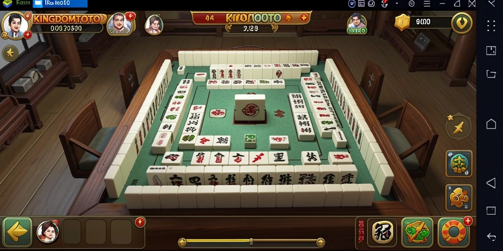 Tampilan antarmuka KINGDOMTOTO dengan gameplay Mahjong yang seru.