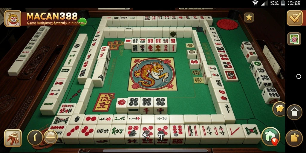Screenshot gameplay MACAN388 yang menampilkan aksi seru permainan Mahjong.