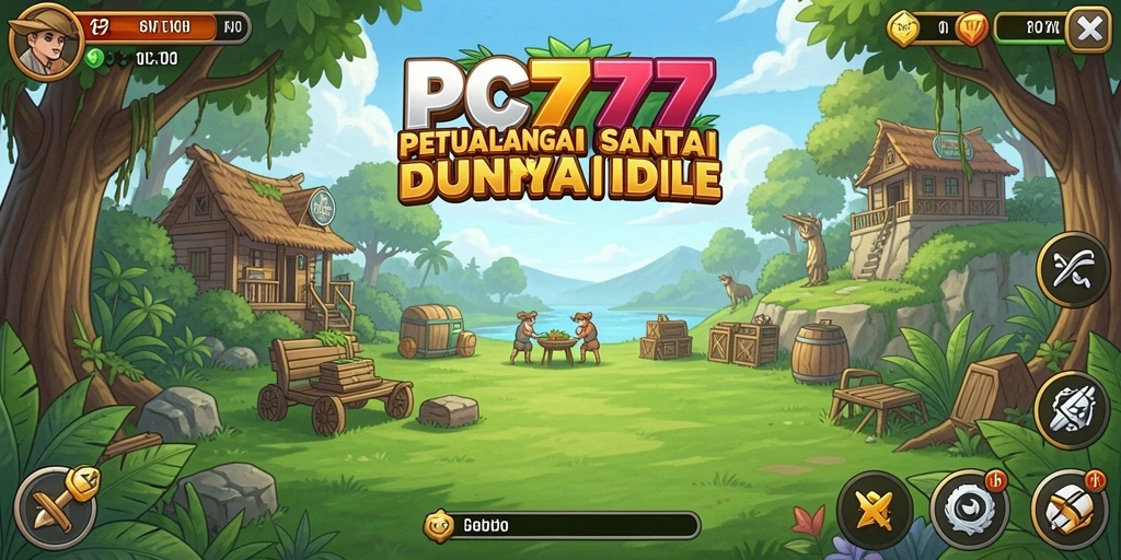 Screenshot utama menampilkan karakter dalam aksi Idle yang mengasyikkan.