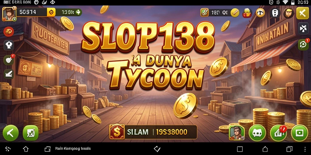 Tampilan gameplay SLOT138 yang mendebarkan dalam dunia Tycoon.