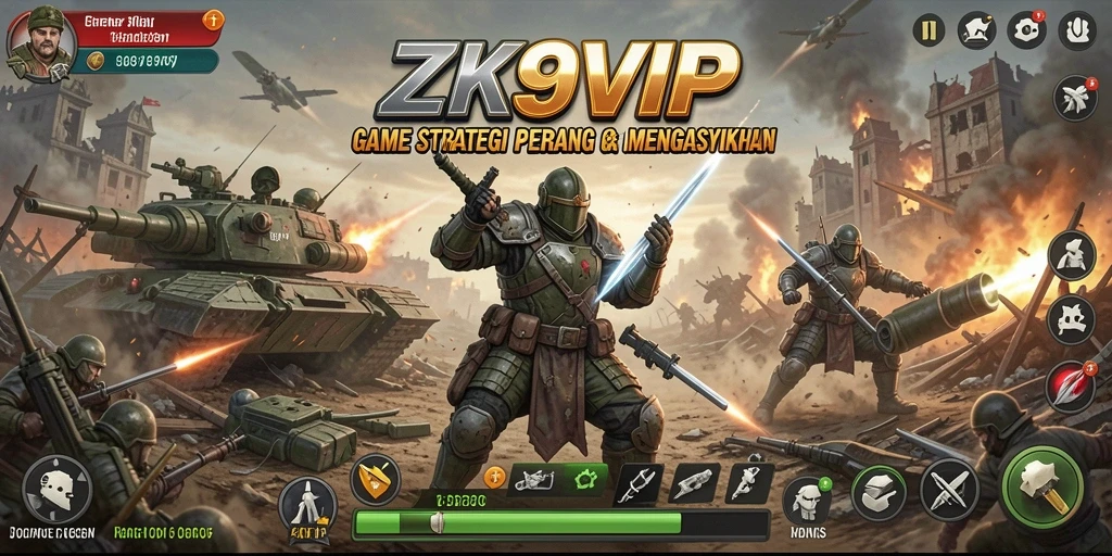 Tangkapan layar dari gameplay SLG yang mendebarkan di ZK9VIP.